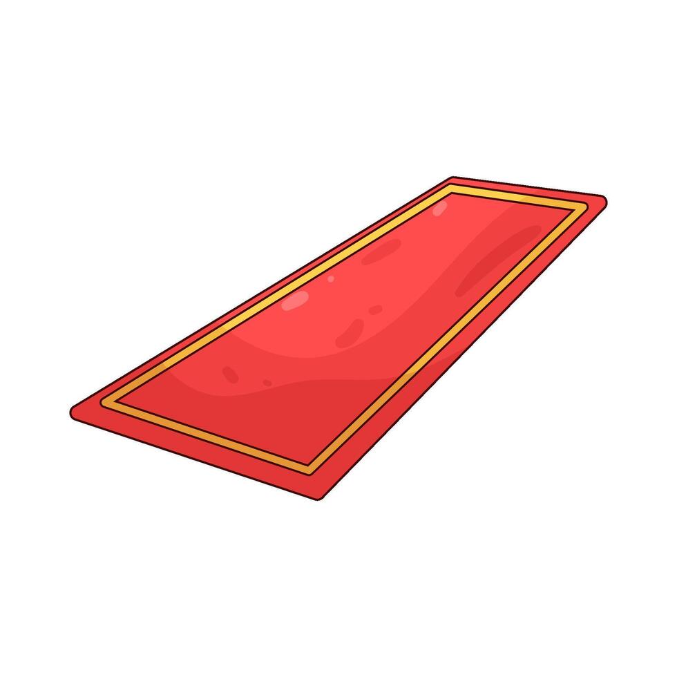 Red carpets illustration vector