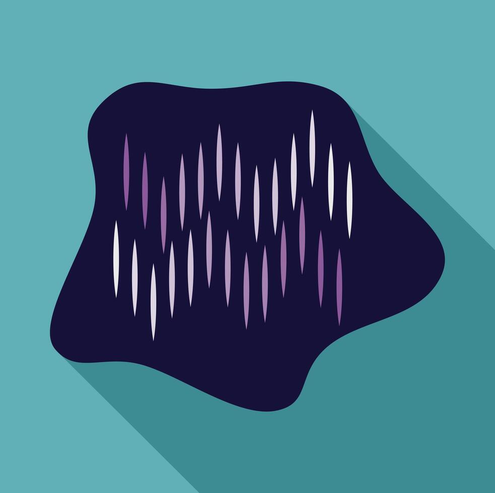 Abstract sound wave visualizing audio spectrum on turquoise background vector