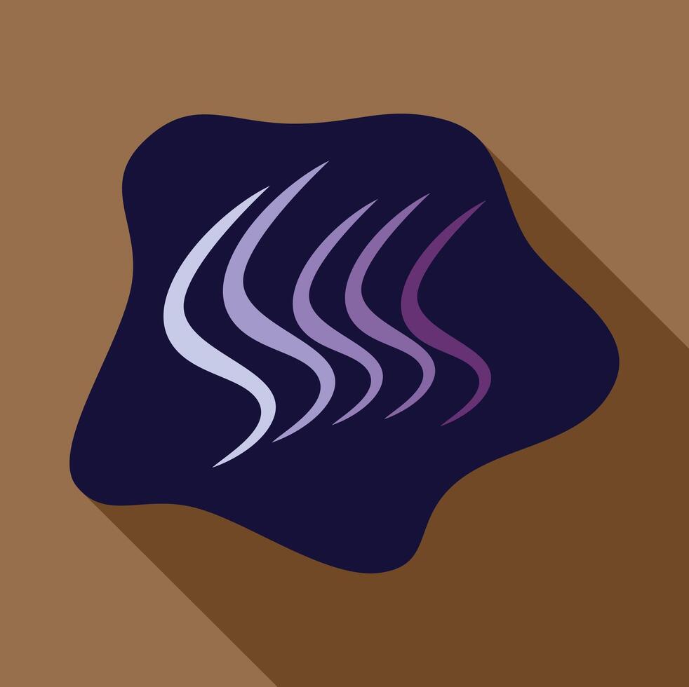 Abstract wavy lines forming a dynamic and flowing composition vector