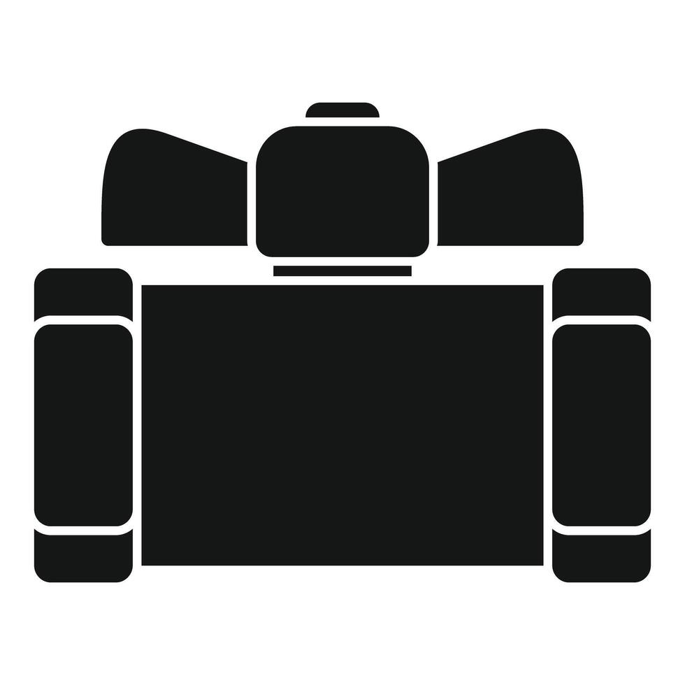Control valve with butterfly handles regulating flow in pipeline vector