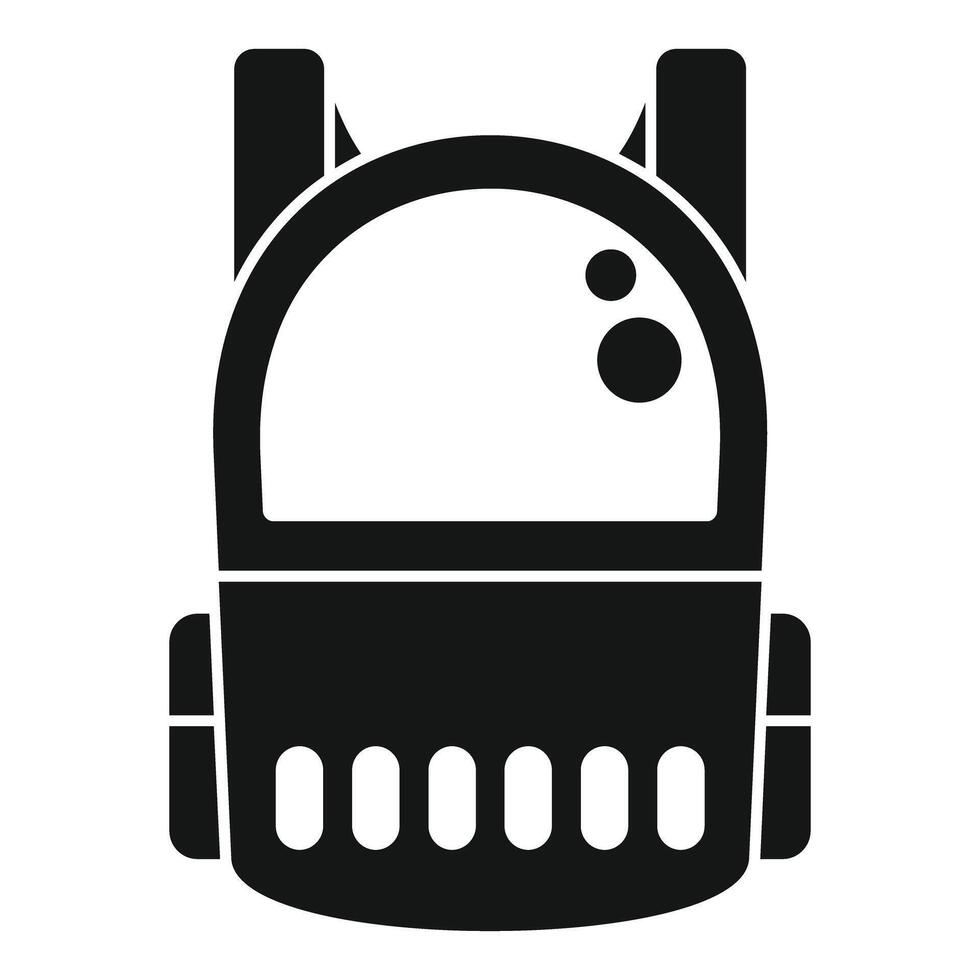 Bulletproof vest protecting from gunshot, assault protection gear vector