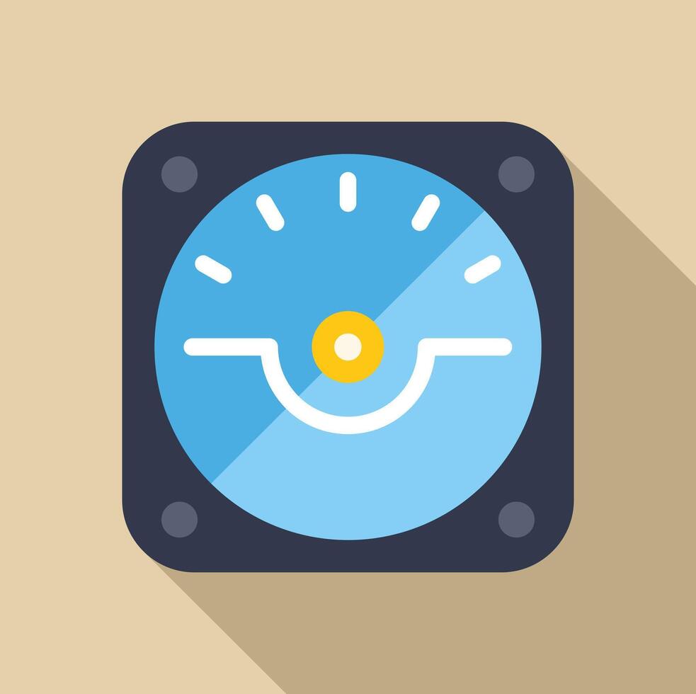 Electrical measuring device showing current power consumption level vector