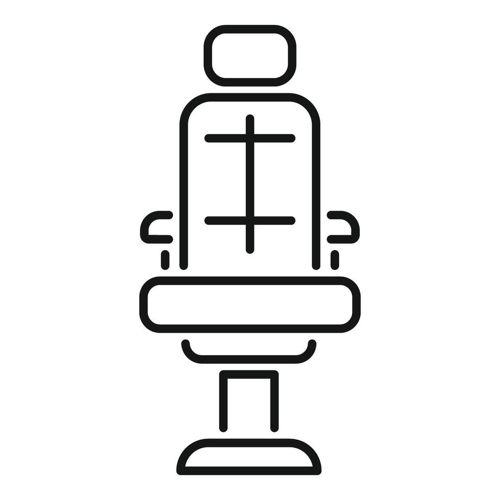 Comfortable swivel chair with armrests and headrest promoting relaxation and productivity vector
