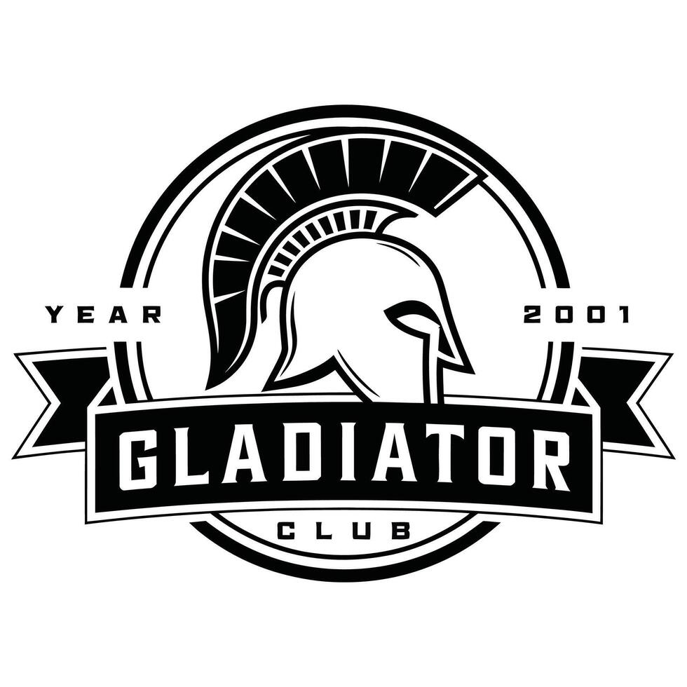 Timeless Warrior-Inspired Badge. vector