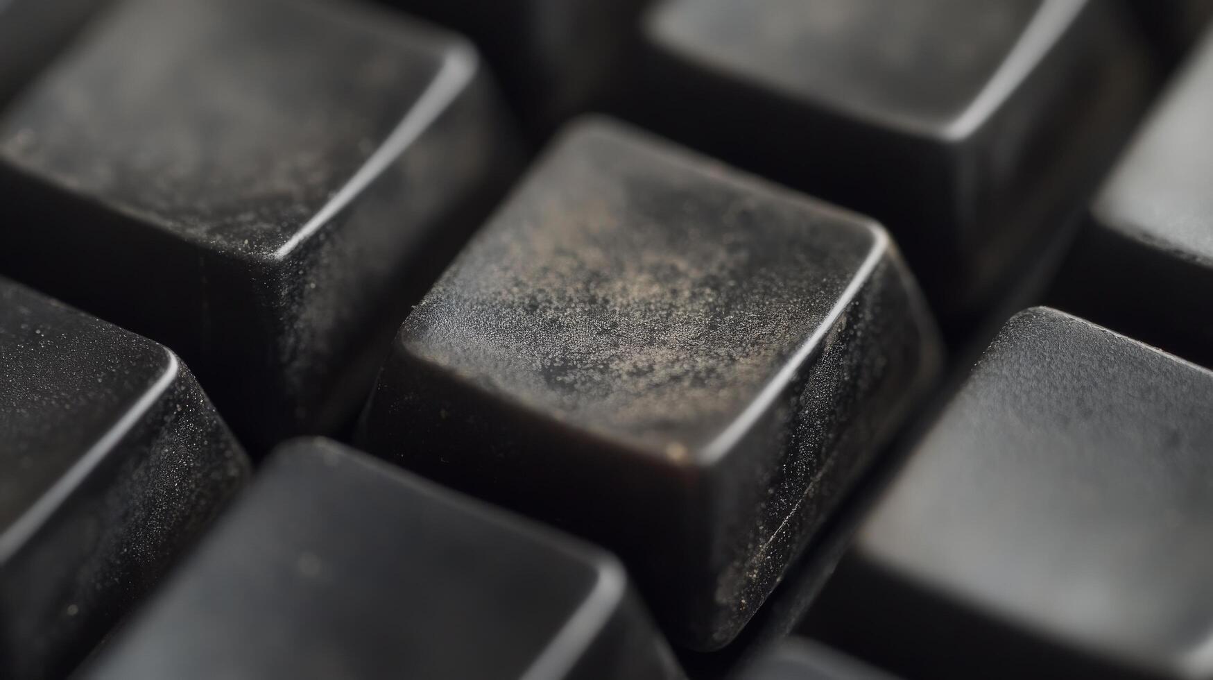 Dusty Keyboard Close-up. photo