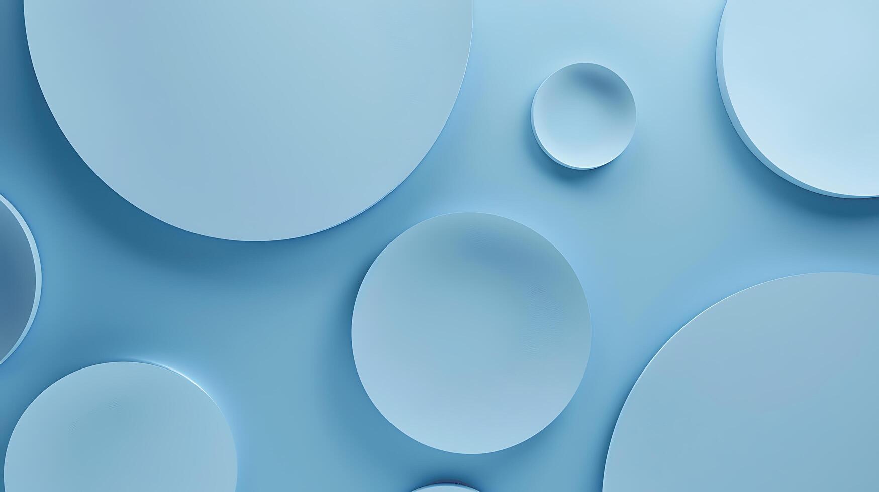 Abstract Composition of Soft Blue Circles in Varying Sizes Creating an Engaging Aesthetic Background for Modern Design and Creative Projects photo