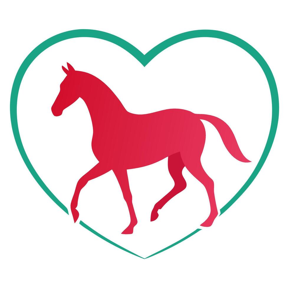Clean and Simple Horse Icon Logo for Versatile Design vector