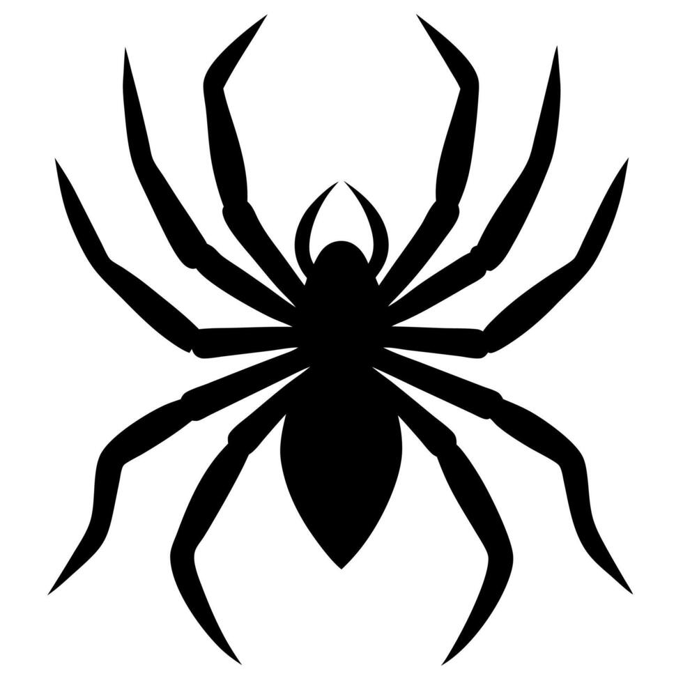 Desaturated Spider Silhouette Design Digital Projects vector