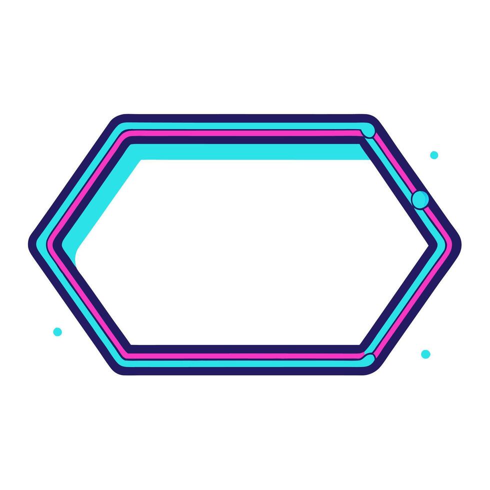 A frame illustration showcasing eco-friendly architecture style. vector