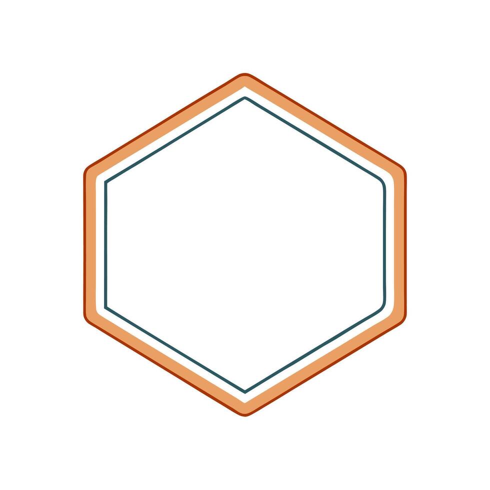 Modern and simple photo frame illustration for digital project vector