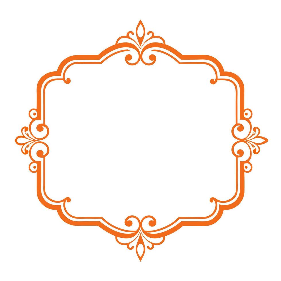 Modern and simple photo frame illustration for digital projects and designs vector