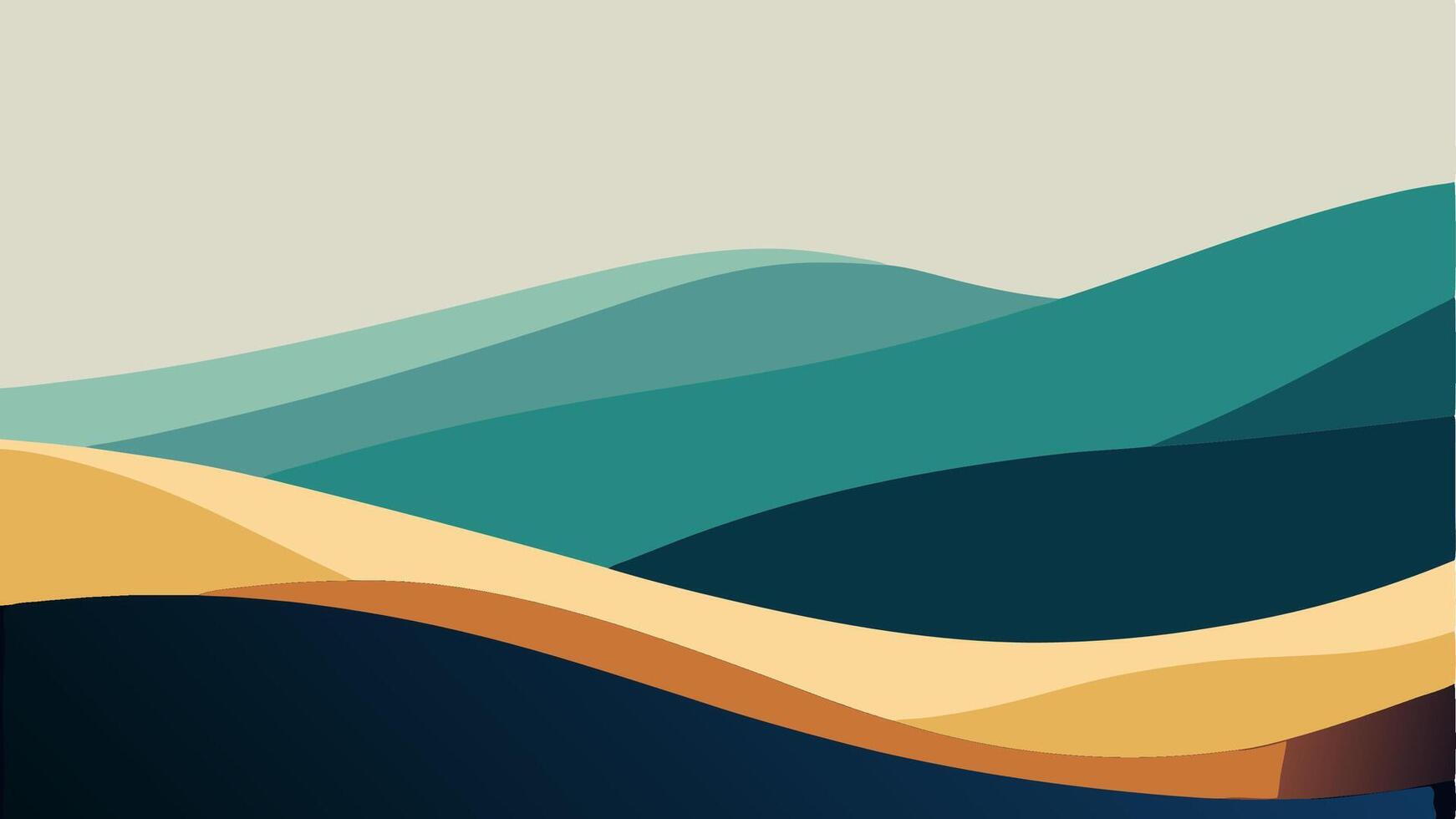 Desaturated Muted Abstract Design with Subtle Artistic Elements vector