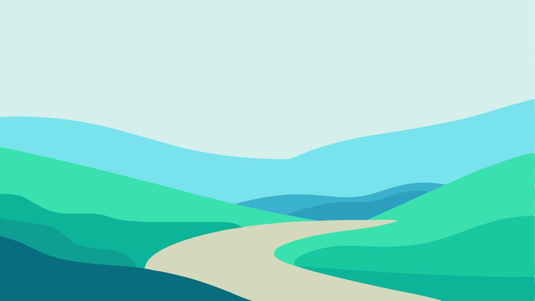 Elegant Desaturated Nature Scene with Subtle vector
