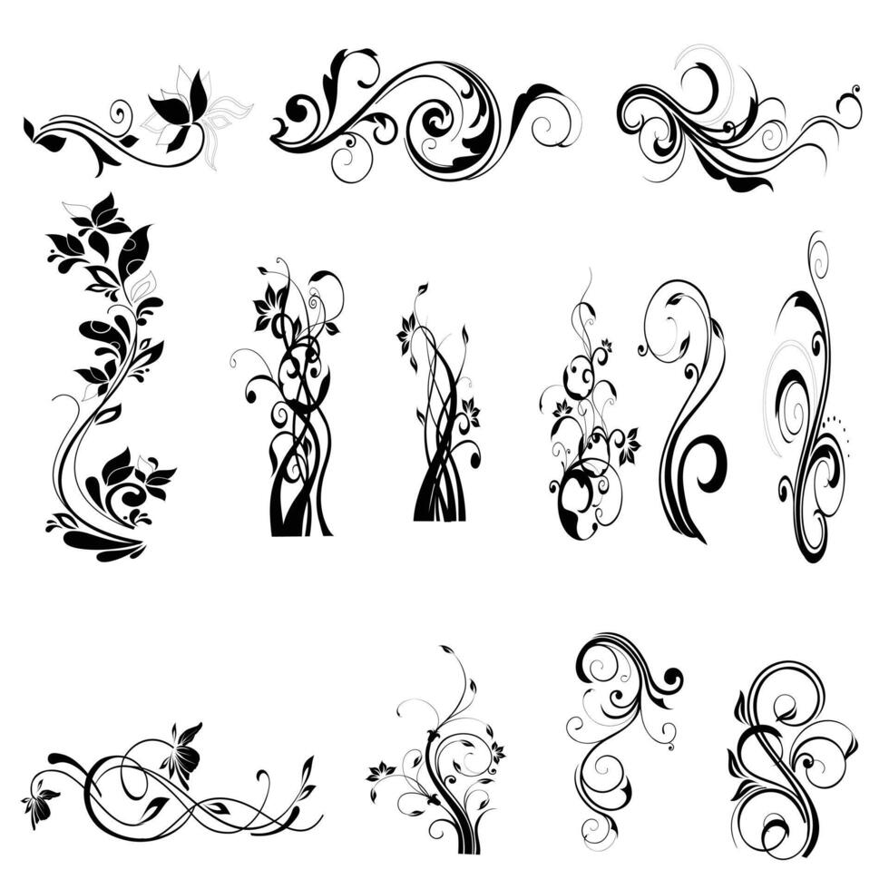 New Floral background. Raster copying and art and Illustrator vector
