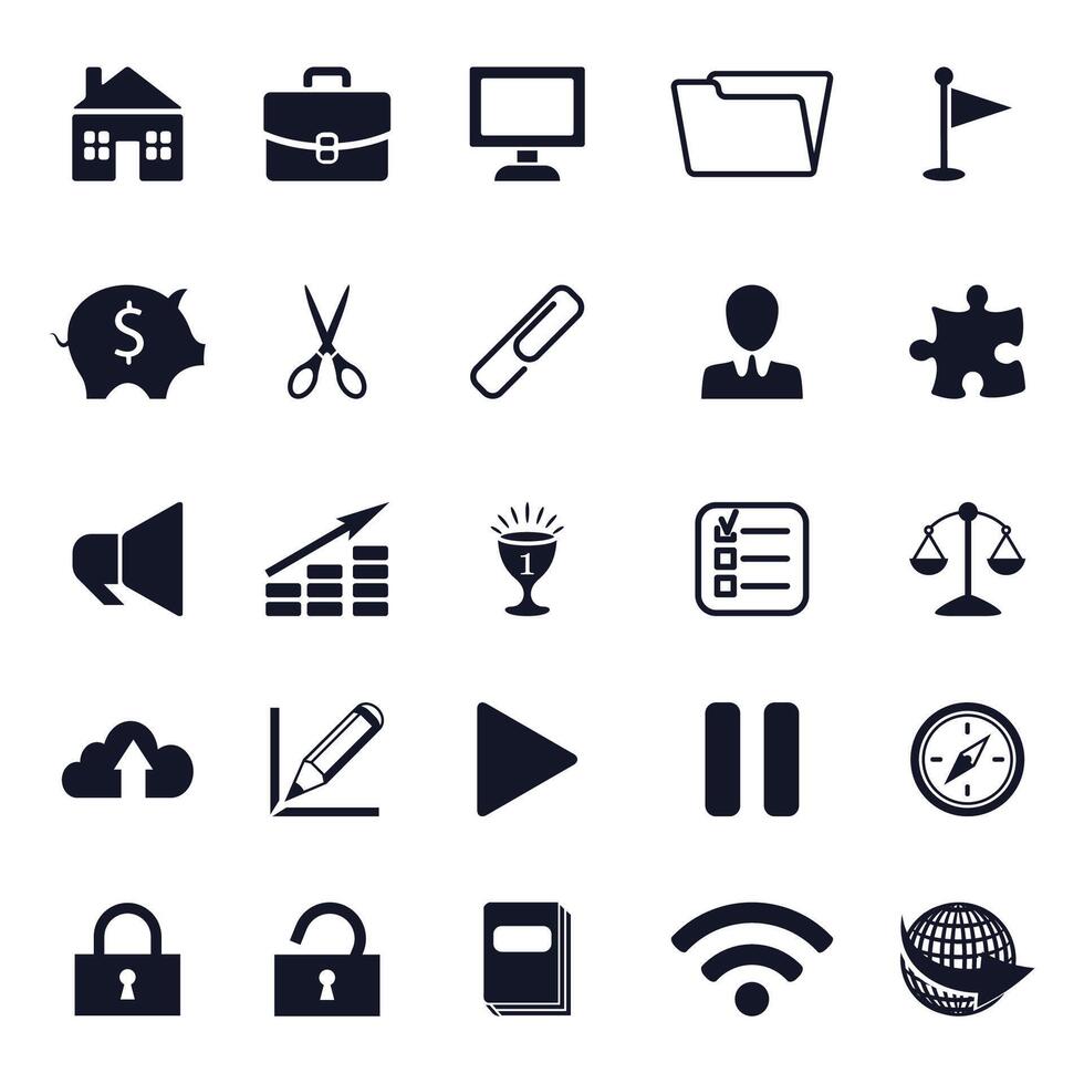 Create sleek and modern icon designs effortlessly. vector
