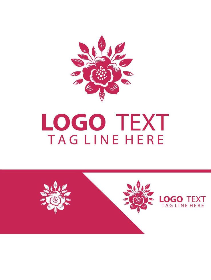 Fresh Petal Gifts floral gift logo vector