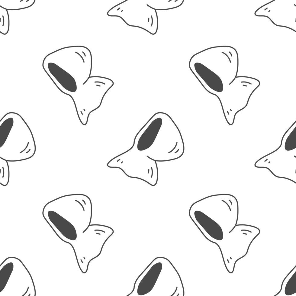 Medieval Monk Seamless Pattern vector