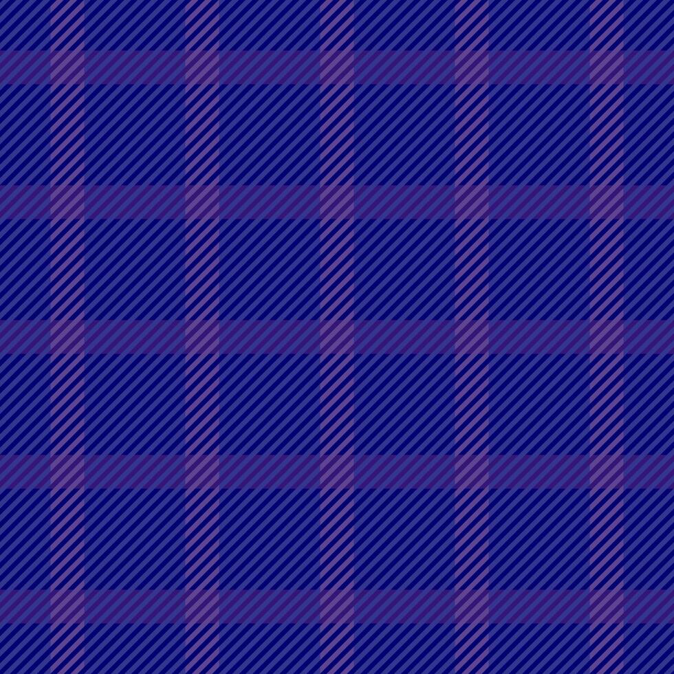 Striking diagonal plaid pattern in rich shades of purple and blue. Ideal for textile designs, website backgrounds, or any project needing a sophisticated geometric texture. vector