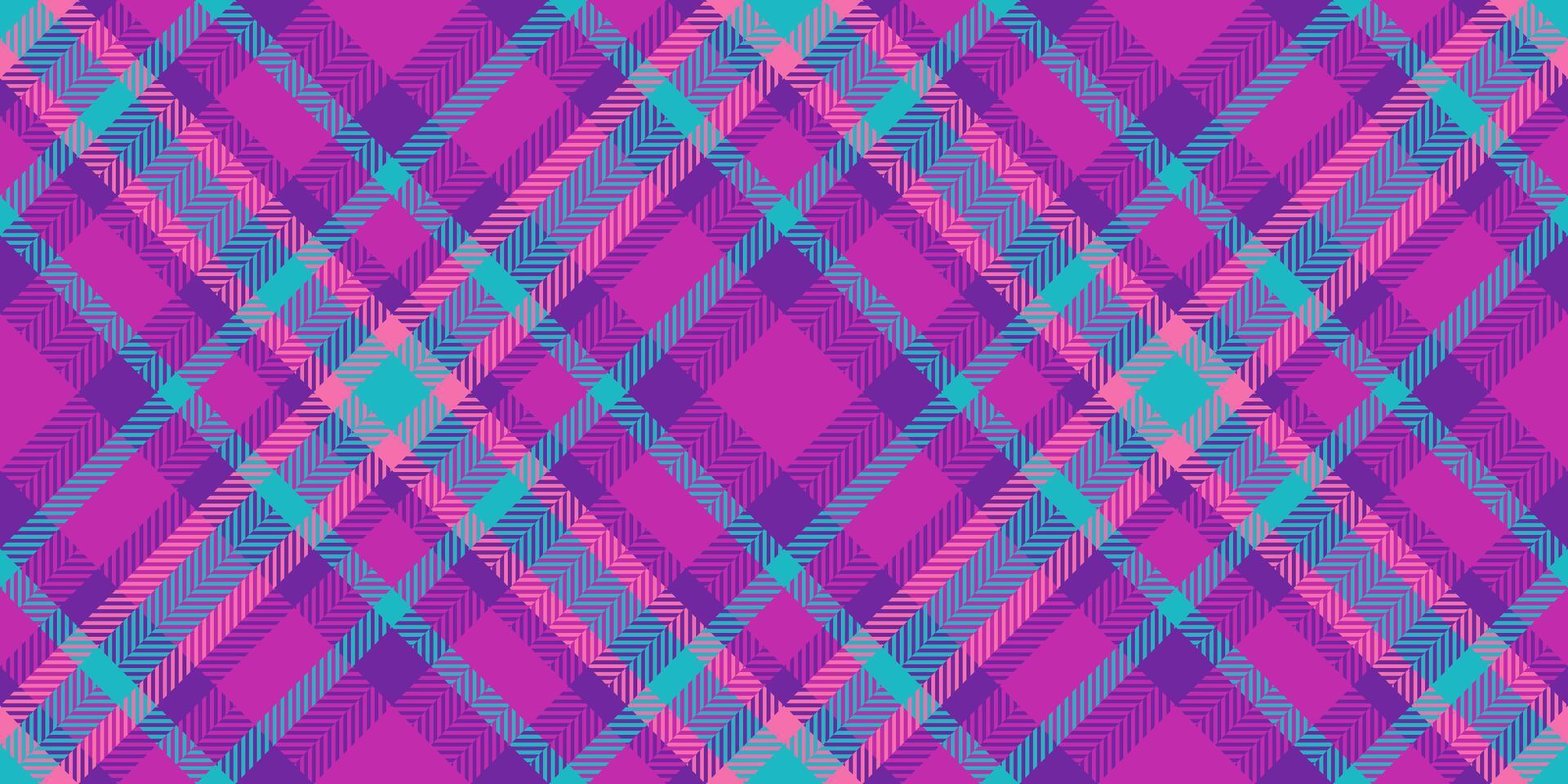 Amazing background check texture, rustic seamless pattern. Effect plaid fabric tartan textile in magenta and violet colors. vector