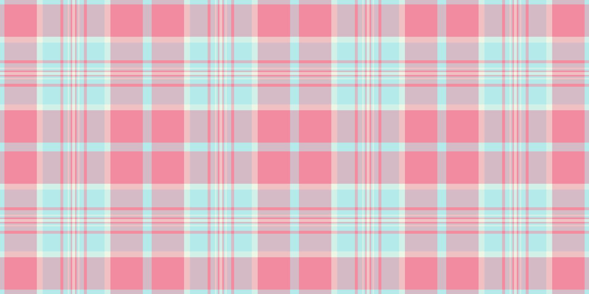 Delightful pastel pink and blue plaid pattern. Perfect for textile designs, scrapbooking, backgrounds, and feminine branding. Seamless repeat for versatile use in various projects. vector