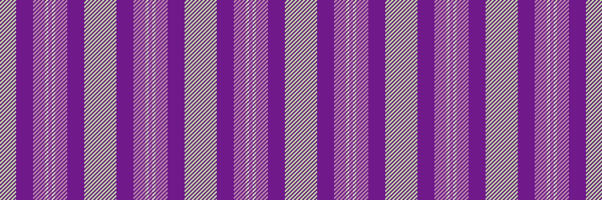 Striped textile pattern in purple and green hues. Perfect for fashion, home decor, or website backgrounds. Clean, modern design with repeating diagonal lines. vector
