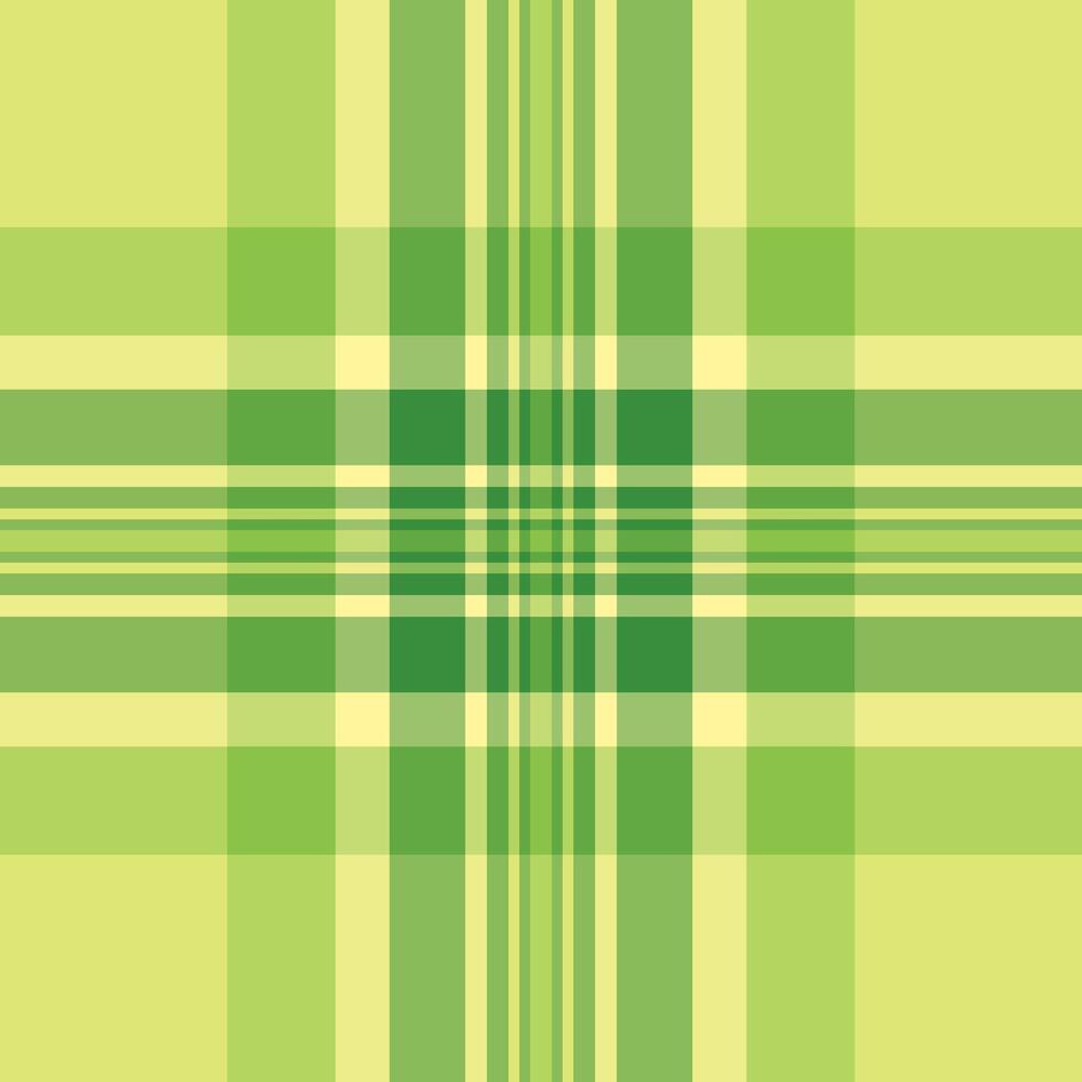 Page fabric pattern plaid, paint tartan textile background. Expressive seamless texture check in green and lime colors. vector