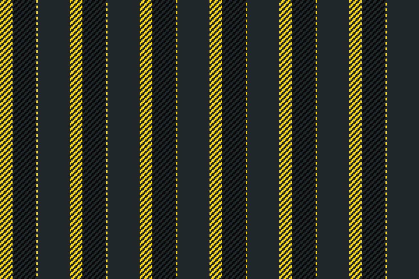Simple vertical lines fabric, rich texture pattern stripe. Classic background textile seamless in dark and black colors. vector