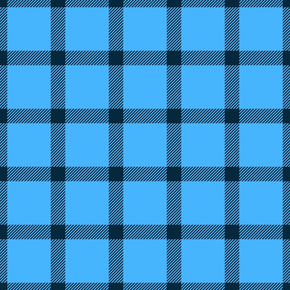 Skirt textile background seamless, 1950s plaid pattern texture. Herringbone tartan check fabric in dark and cyan colors. vector
