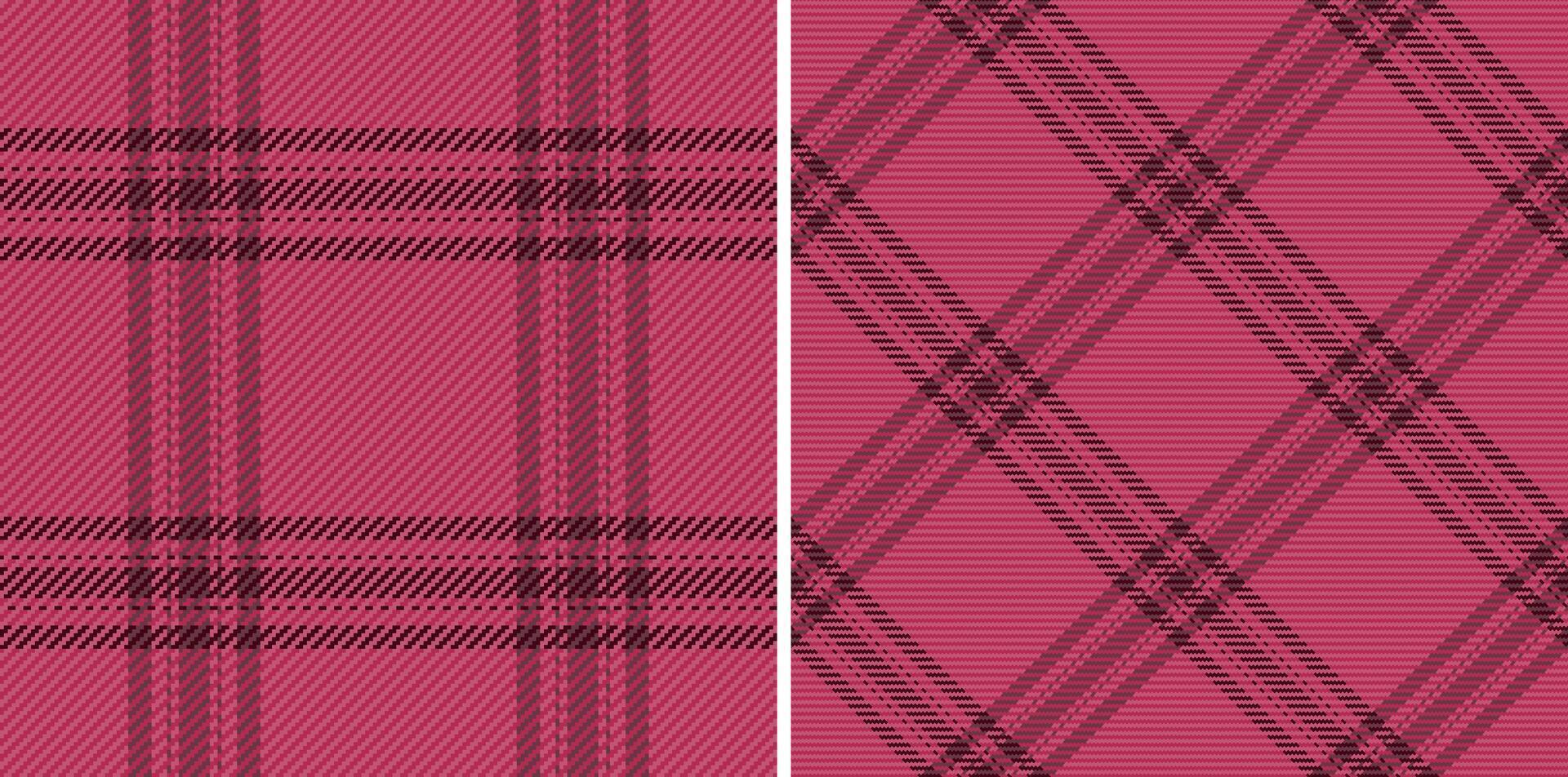 Pattern tartan background of seamless fabric textile with a check texture plaid. Set in dark colors. Oktoberfest design clothing. vector