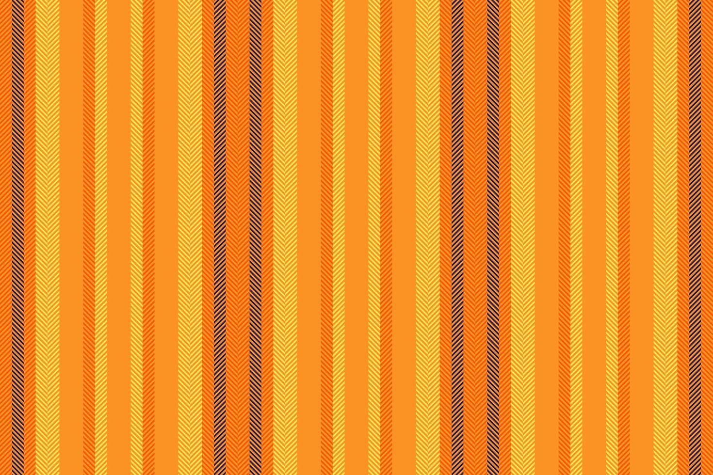 Romance pattern seamless, bold background fabric textile. Unique texture vertical lines stripe in orange and bright colors. vector