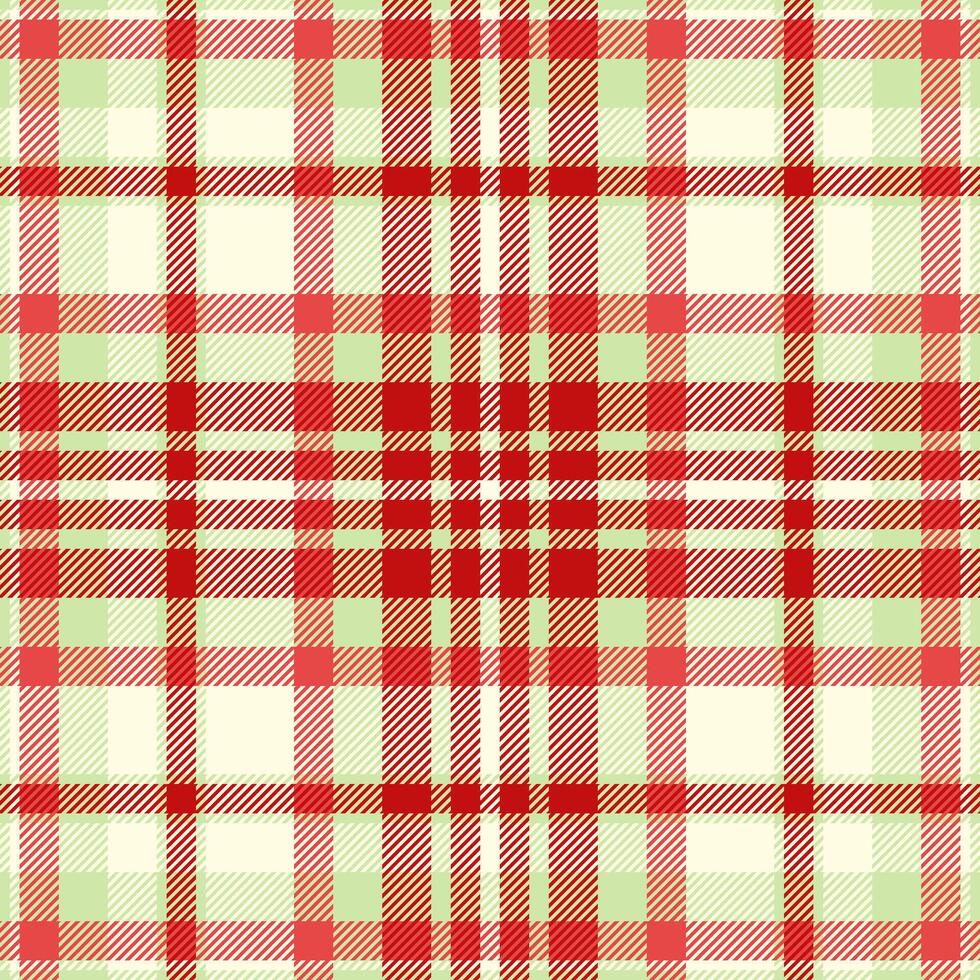 Artistic fabric check texture, postcard textile plaid seamless. Fire background tartan pattern in red and light colors. vector