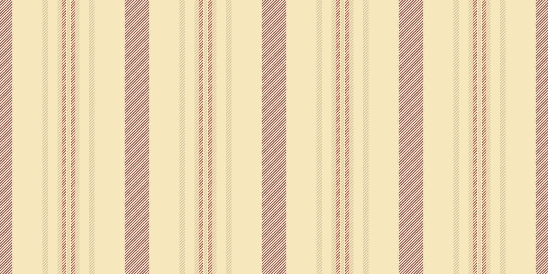 Ture lines fabric, japan background textile texture. Gaster vertical pattern stripe seamless in light and red colors. vector