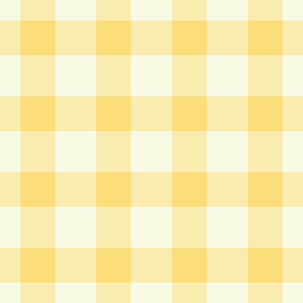 Baby textile tartan, choice check texture plaid. Sale fabric seamless background pattern in yellow and old lace colors. vector