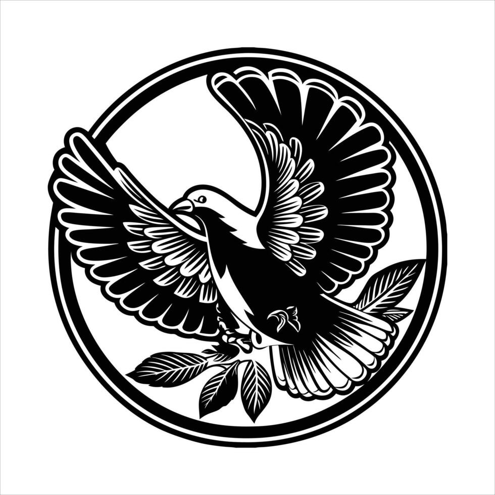 Dove Wings Spread Vectors