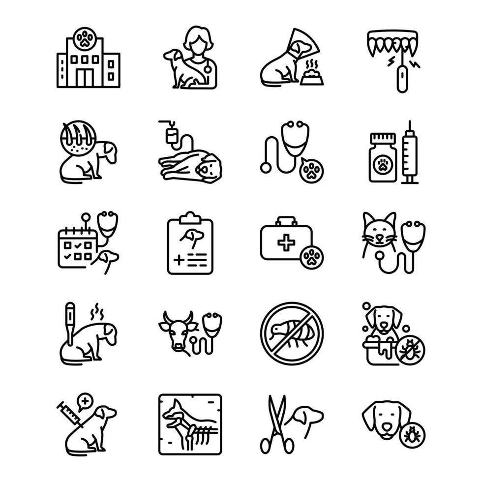 Animal medical care vector