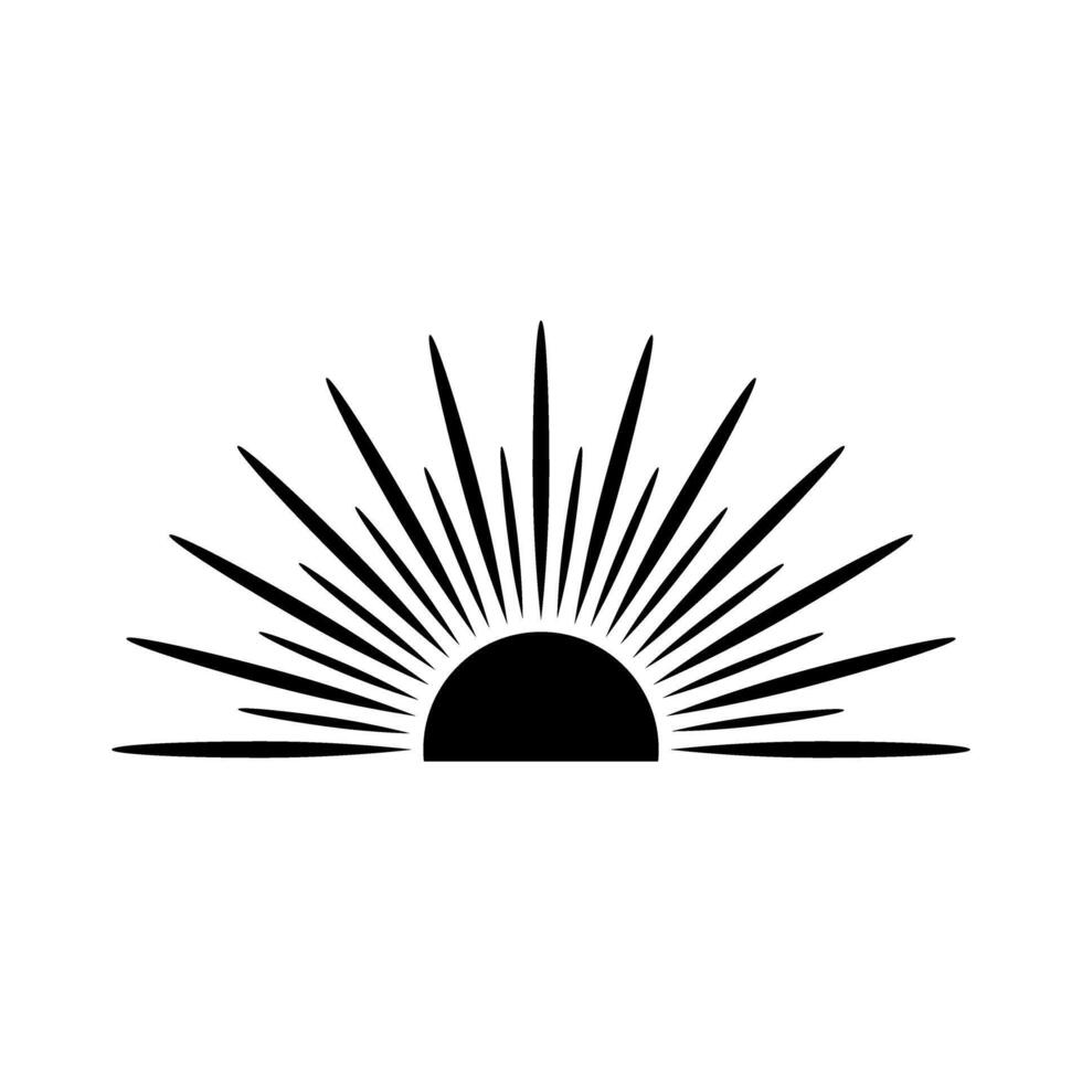 Sun illustration Icon Logo Template design. Perfect to use for Technology Company vector