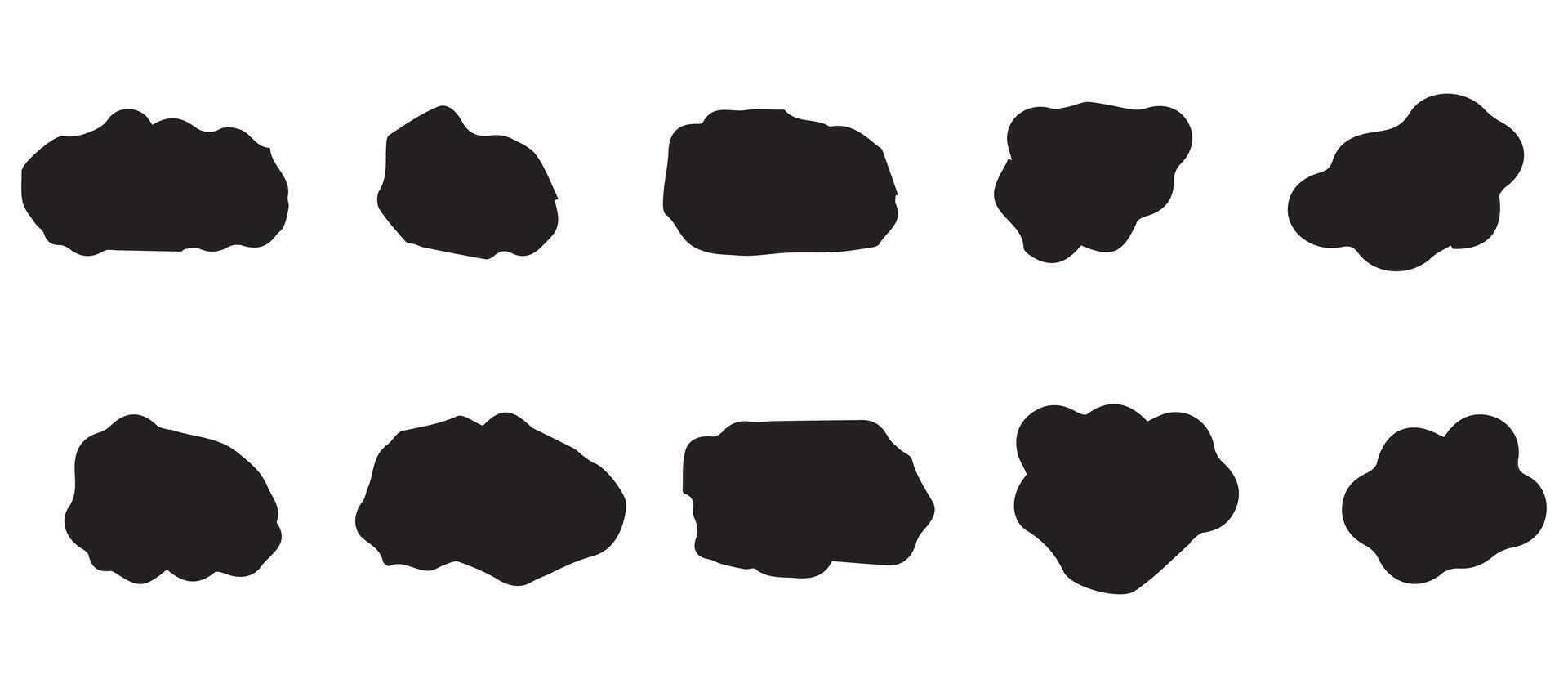 Clouds icon set illustration eps 10 vector