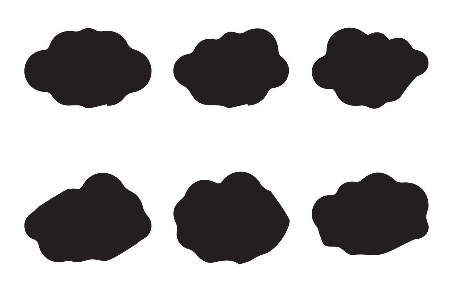 Cloud icon or logo collection. Data technology icons pack vector