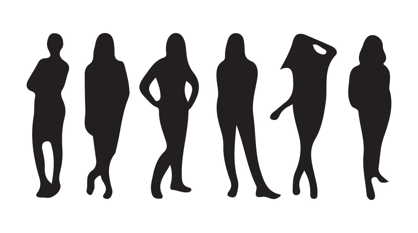 Black Woman silhouette vector