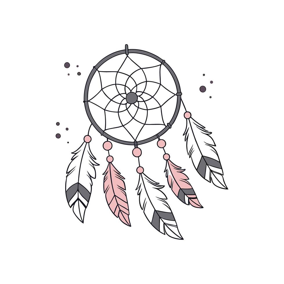 Dreamy Boho Wall Art with Inspirational Text vector