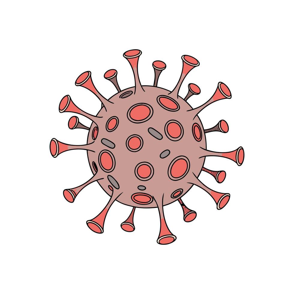 Depiction of COVID-19 and Its Worldwide Reach vector