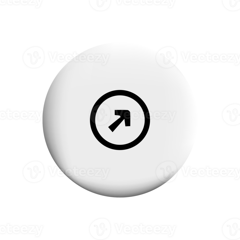 White button with an arrow pointing png