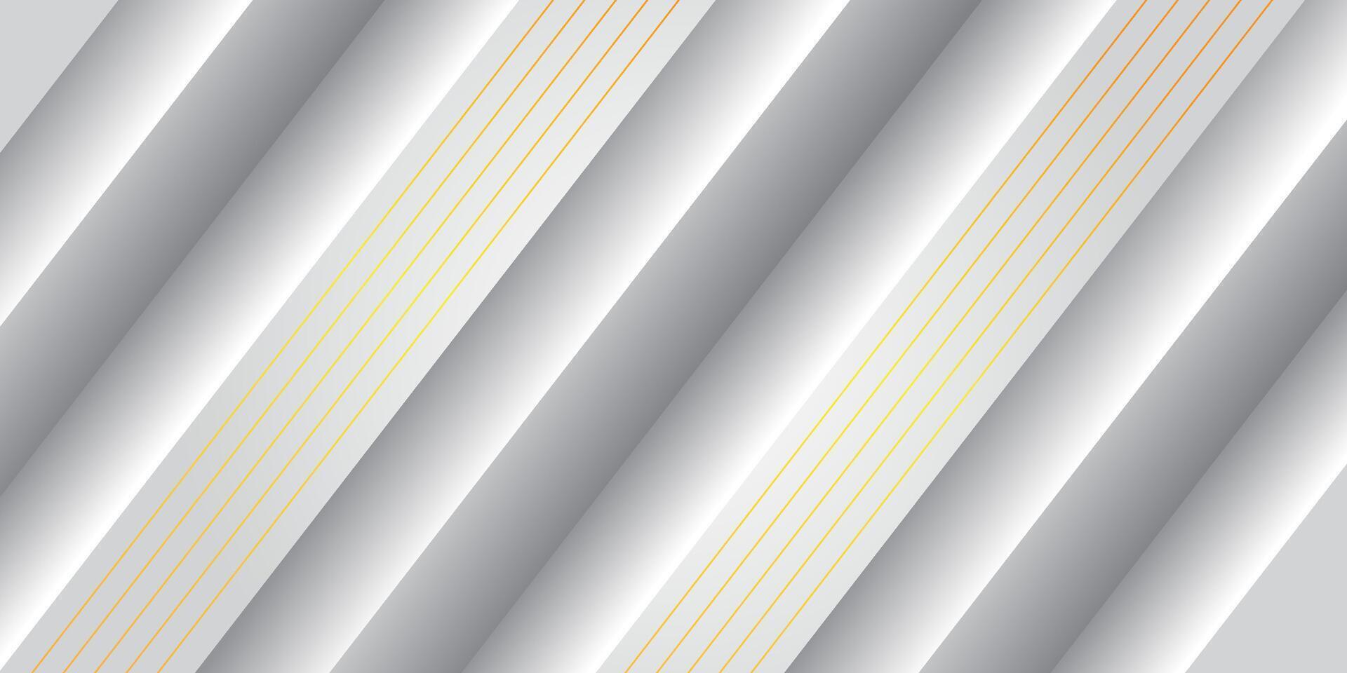 Luxury 3D abstract background with gray gradient with lights and gold lines. Abstract rectangle box with simple background for banner, flyer, presentation design and business card. Eps10 vector
