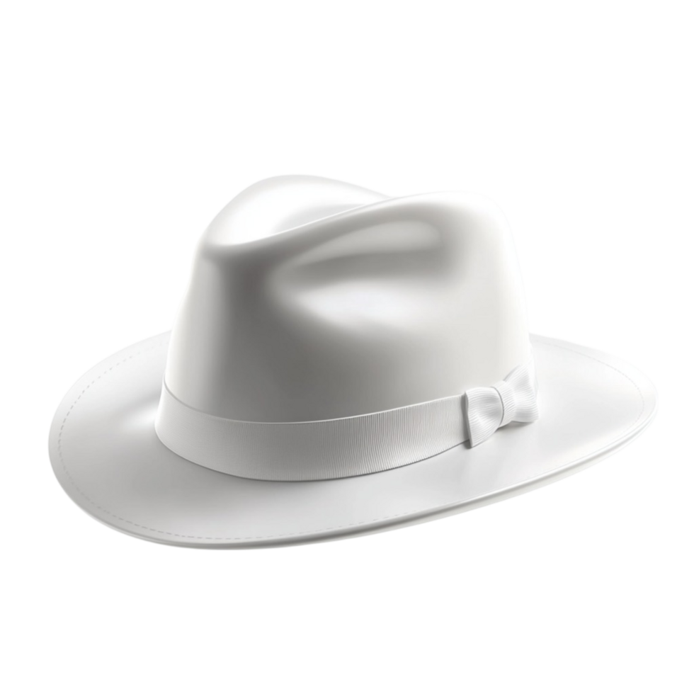 white hat on transparent background png