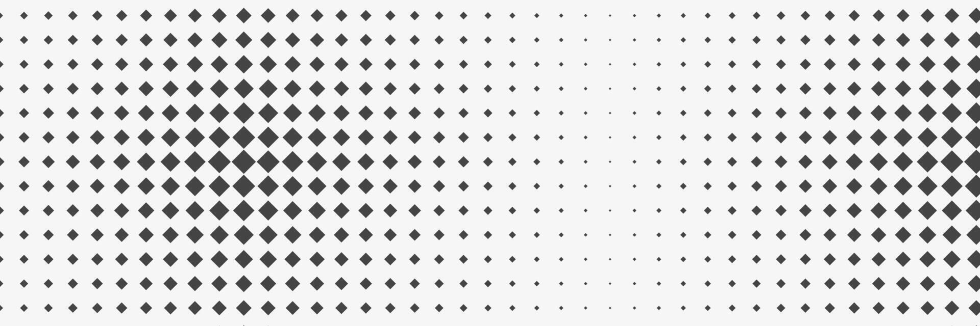 Abstract halftone background. Surface made of gray rhombs on white vector