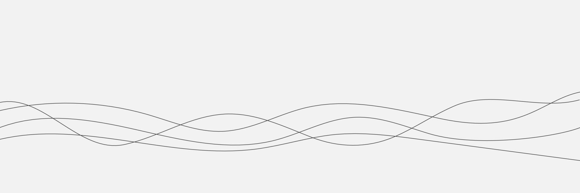 Abstract thin lines background. Wavy strips template. illustration vector