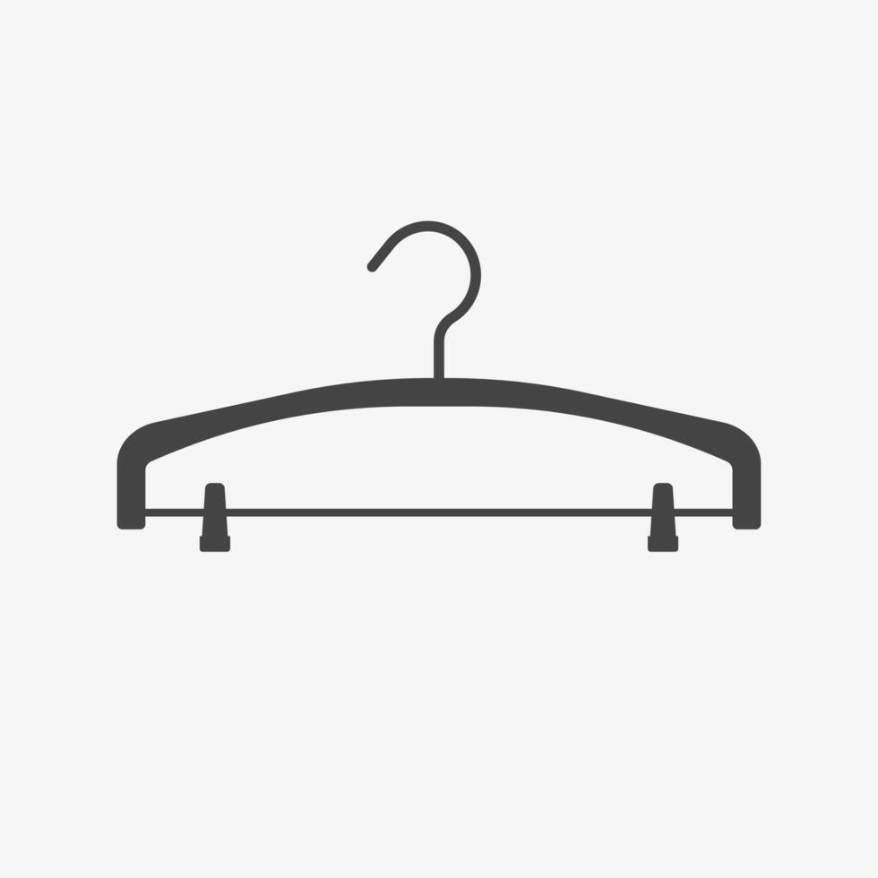 trouser hanger icon vector