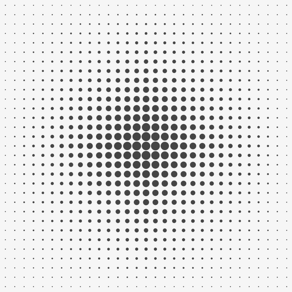 Geometric Halftone Dots Background vector