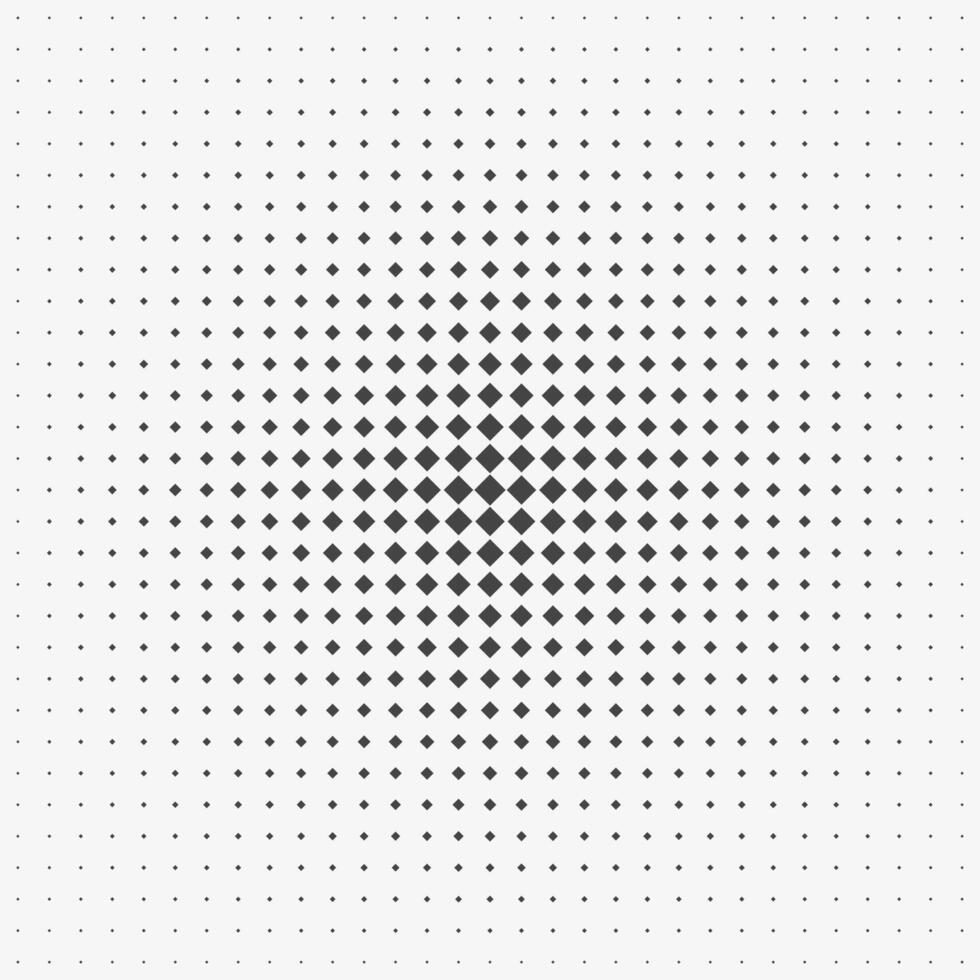 Halftone effect with rhombs vector