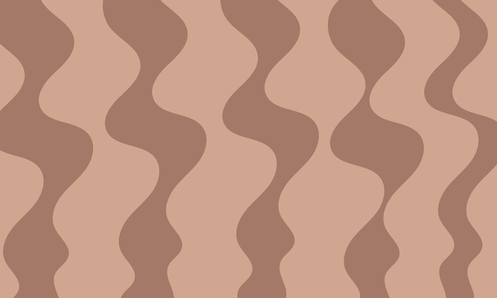 Abstract cream waves background. Fluid lines ornament vector